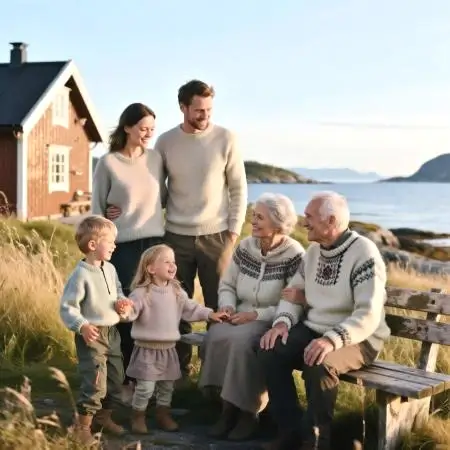 современная норвежская семья